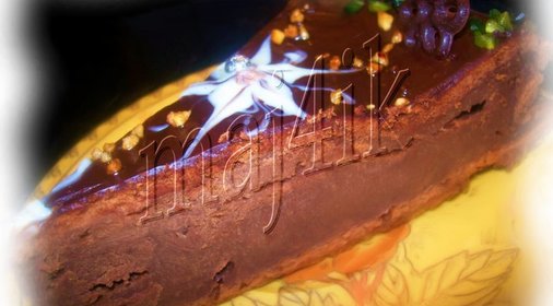 Шоколадно-банановый тортик (влажный и с мёдом)