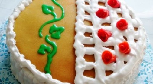 Торт шоколадный (подарок к юбилею)