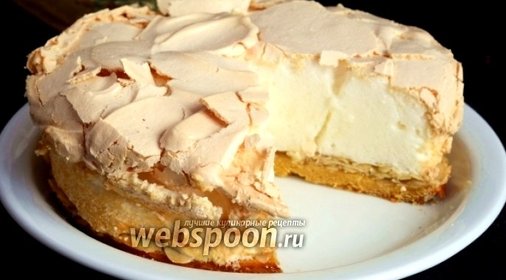 Ореховый торт с меренгой
