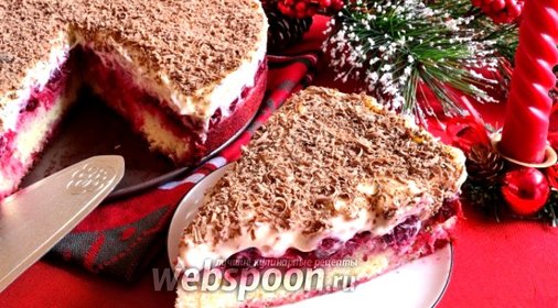 Торт «Зимняя вишня»