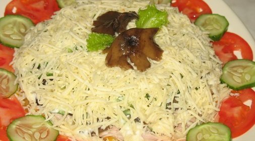 Воздушный торт с творогом и вишней