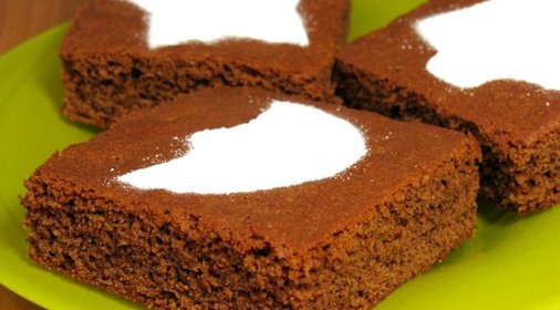 Шоколадное пирожное