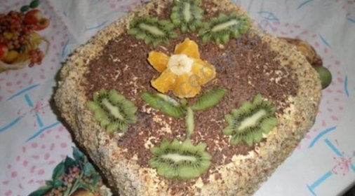 Шоколадный постный торт