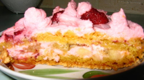 Торт Шарлота (вариант бисквита)