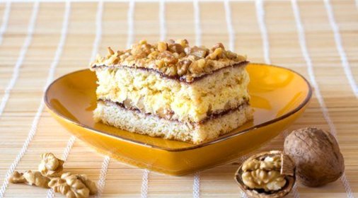 Торт с грецкими орехами