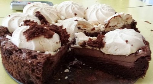 Шоколадный торт без муки