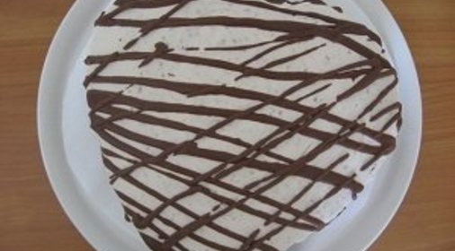 торт творожный с грушами