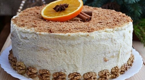 Творожный торт