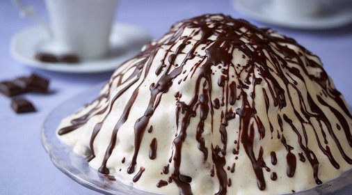 Торт из кусочков бисквита