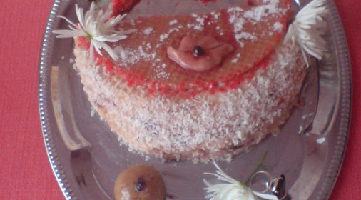 Торт МОДНАЯ КОСМЕТИЧКА ПОДРУЖКЕ