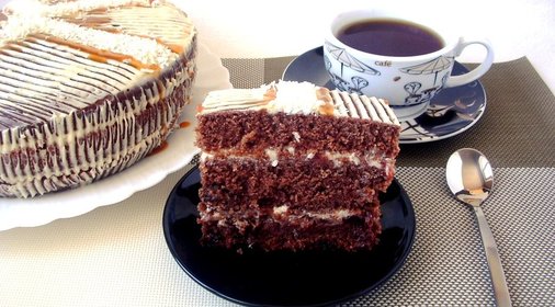 Торт «Черно-белая геометрия» или «Жизня полосатая!!!» С благодарностью