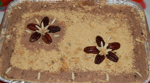 Торт из печенья с творожным кремом