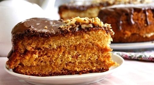 Медовый бисквитный торт