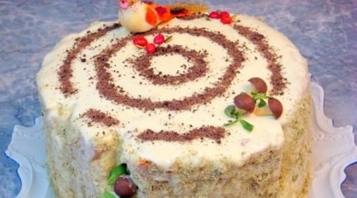 Торт бисквитный Сладкий пень