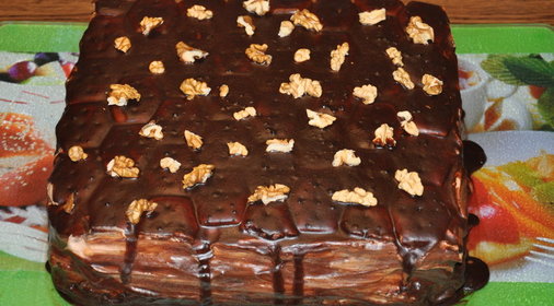 Торт из крекера