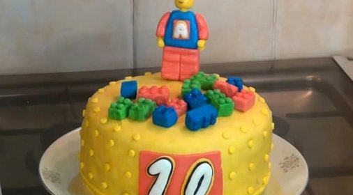 Торт Конструктор Лего