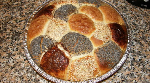 Тортик из сладких булочек