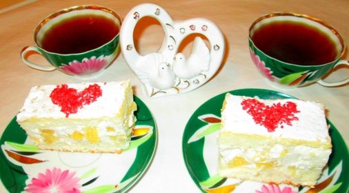 Творожный торт Романтика