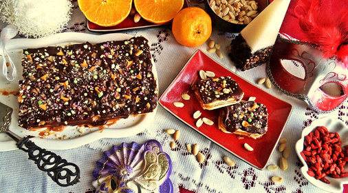 Тортик из печенья под двойным шоколадом (спасибо mama tasi!)