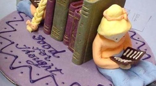 Бисквитный торт-книжка