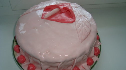 Торт Генерал с вишней