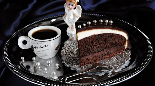 Шоколадно-кофейный торт