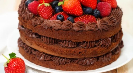 Шоколадный торт «ЯГОДНАЯ ПОЛЯНА В ЛЕСУ ПРИФРОНТОВОМ»
