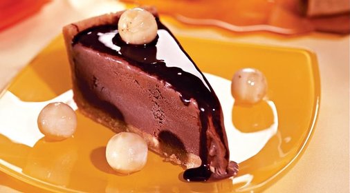 Шоколадно-банановый торт-мороженое