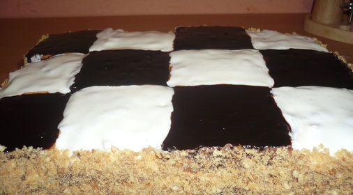 торт шахматная доска