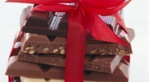 шоколадное послание (украшение для тортов,пирожных)