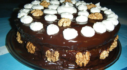 Торт шоколадно-ореховый простейший