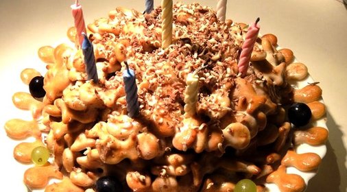 Торт из печенья Рыбки