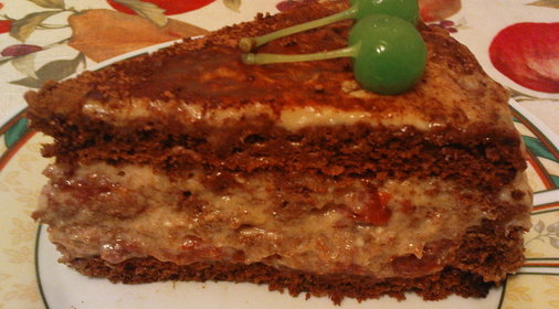 Торт Вишня подшофе