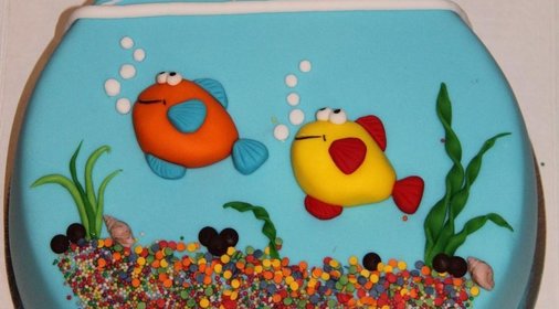 Торт Аквариум