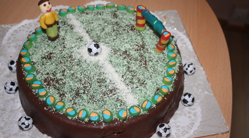 Торт для футболиста