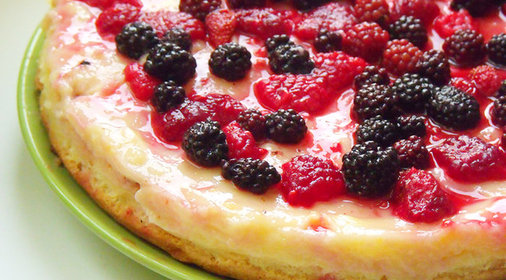 Торт с вишней Айсберг