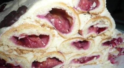 торт Поленница с черносливом