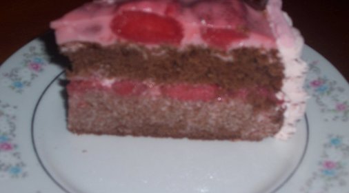 тортШОКОЛАДНО-КЛУБНИЧНЫЙ