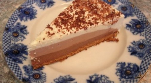 Торт сырно-шоколадный 3 в 1