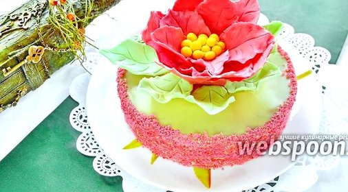 Торт «Аленький цветок»