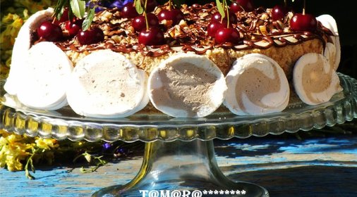 Торт с вишней из мультискороварки