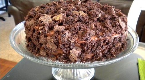 Шоколадный торт Черная вуаль