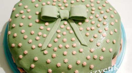 Торт «Цветочная поляна» - (Торт №2 – для мамы)