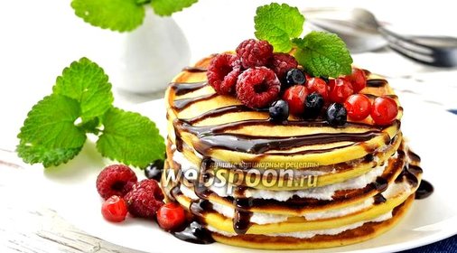 Торт из панкейков