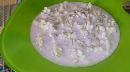 Торт «виноград с персиками»