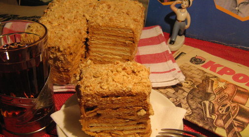 Торт из печенья и….из нашего детства )))))