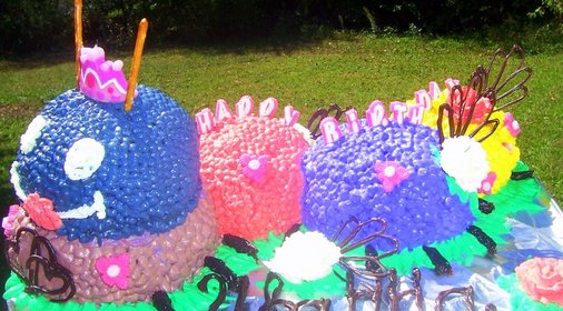 торт*ГУСЕНИЦА*