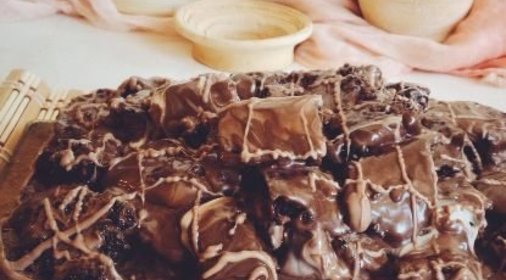 Торт с шоколадной пастой (без яиц) Шоколадная горка