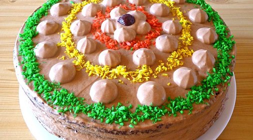 Шоколадный торт на сгущенке