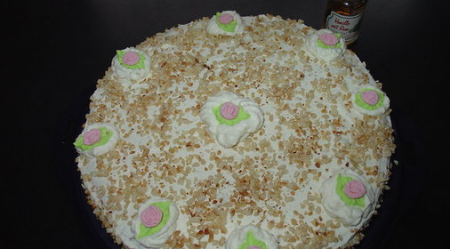 Ананасово-манговый торт